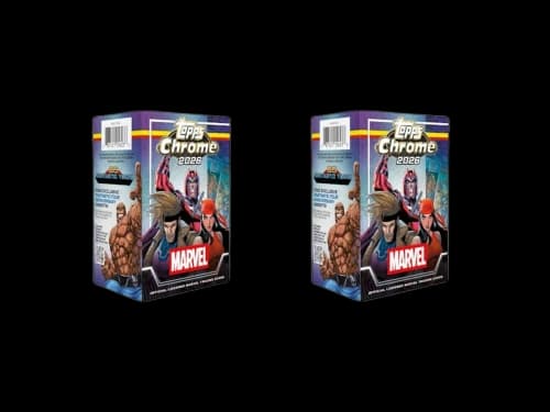 2026 Topps Chrome Marvel Comics Value Box 2x Lot