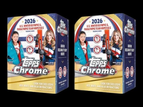 2026 Topps Chrome U.S. Winter Olympics & Paralympic Team Hopefuls Value Box 2x Lot