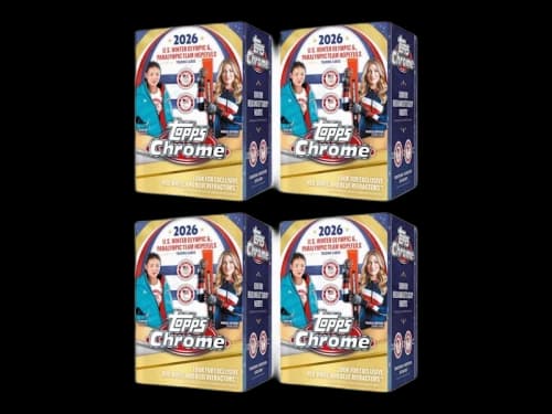 2026 Topps Chrome U.S. Winter Olympics & Paralympic Team Hopefuls Value Box 4x Lot