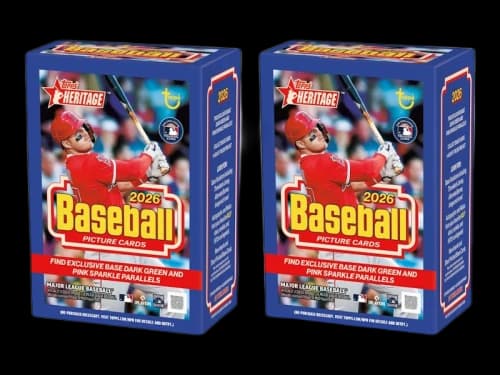 2026 Topps Heritage Baseball Value Box 2x Lot
