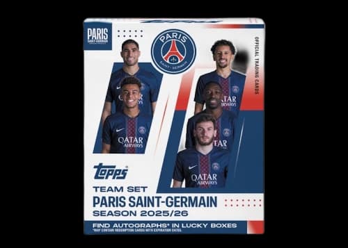 2026 Topps Paris Saint-Germain Team Set Soccer Team Box