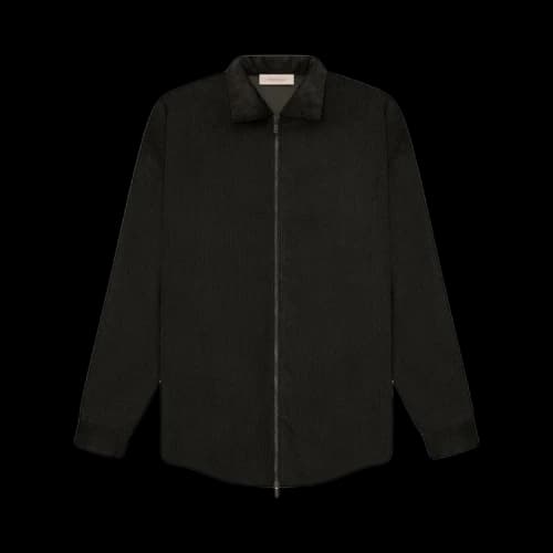 Fear of God Essentials Corduroy Shirt Jacket 'Off Black'
