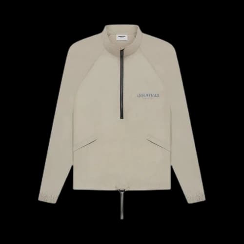 Fear of God Essentials Half-Zip Jacket 'Moss'