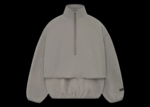 Fear of God Essentials Core Collection Nylon Fleece Mockneck Dust/Heather Grey