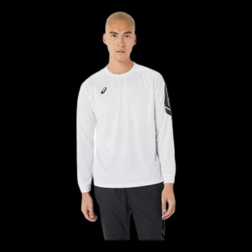 ASICS Logo Long Sleeves T-Shirt 'White'