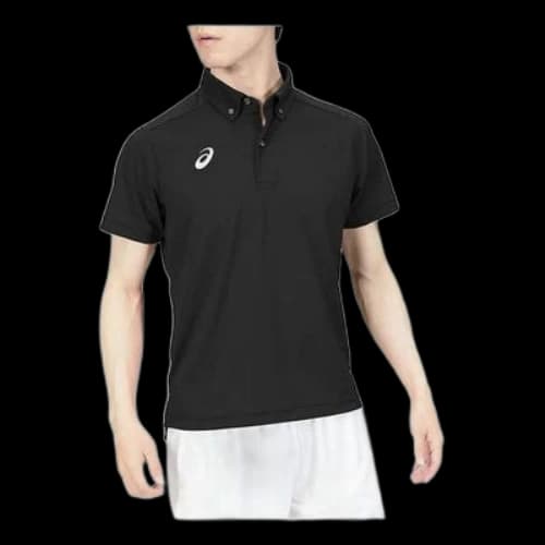 ASICS Short Sleeve Polo Shirt 'Black'