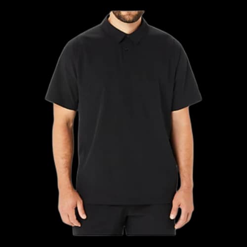 ASICS Actibreeze Panel Jacquard Polo Shirt 'Black'