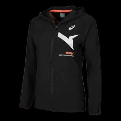 ASICS AIM-TRG Dry Cloth Hoodie Jacket 'Performance Black' (Women's)