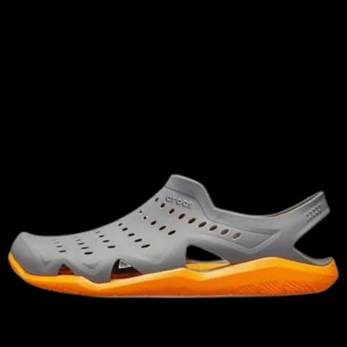 Crocs Swiftwater Wave Shoes 'Slate Grey Blazing Orange'