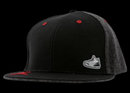 Jordan Retro 3 Fitted Cap Black