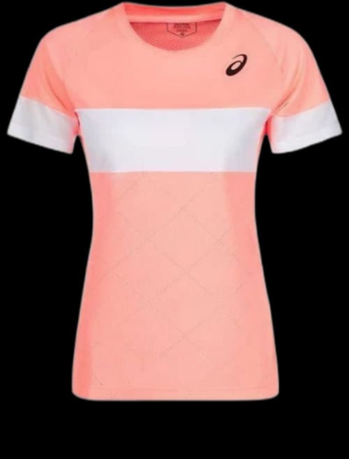 ASICS Game Short Sleeved Top 'Sun Coral' (Women's)