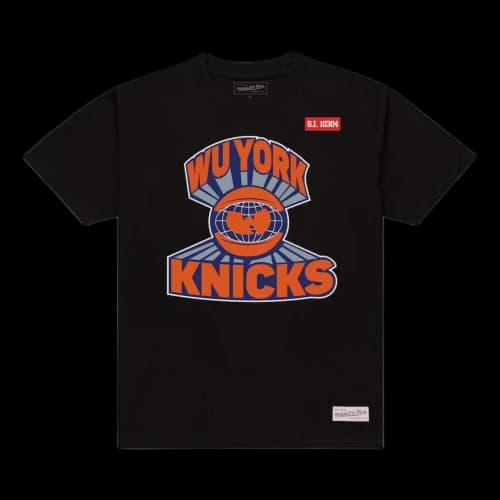 Mitchell & Ness x Wu-Tang New York Knicks Wu York T-Shirt 'Black'