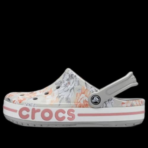 Crocs Bayaband Beach light grey Flowers Sandals