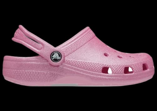 Crocs Classic Glitter Clog Pink Tweed (TD)