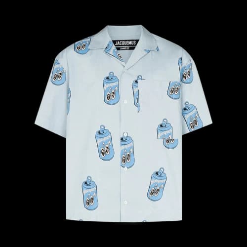 Jacquemus La Chemise Jean 'Blue Can Print'
