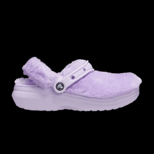 Crocs Classic Lined Clog 'Fur Sure - Lavender' (Women's)