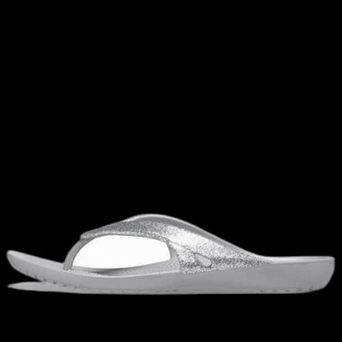Crocs Kadee II Minimalistic Cozy Sports Slippers Unisex Silver