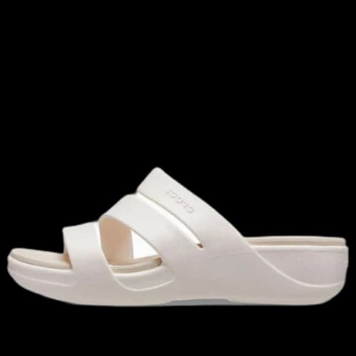 Crocs Boca Strappy Wedge Sandals 'White' (Women's)