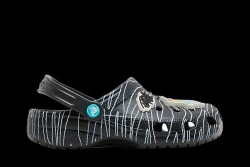 Crocs Ron English x Classic Clog Kids 'Party Animals - Zebra Black'