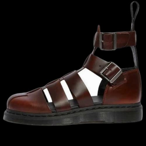 Dr. Martens Geraldo Leather Brown Sandals