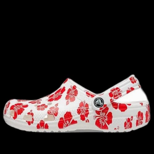 Crocs Classic Beach Sandals Unisex Red White