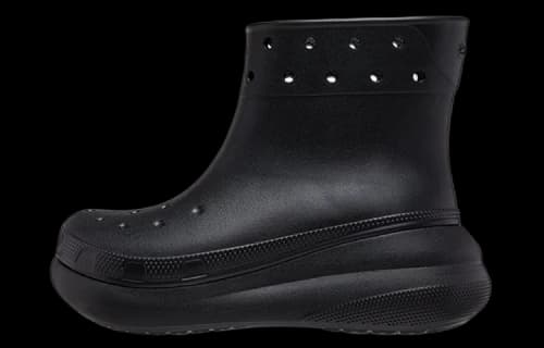 Crocs Classic Crush Rain Boot Black