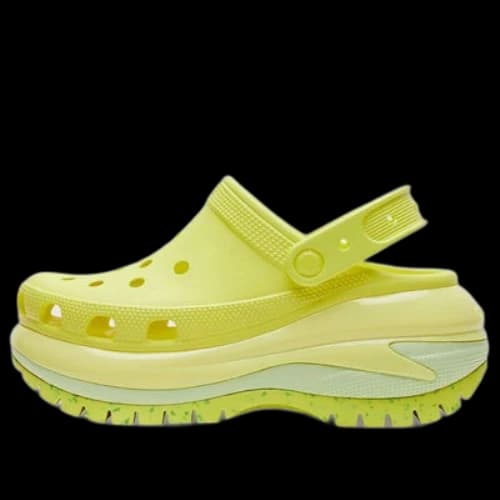 Crocs Classic Crush Clogs 'Fluorescent Green' (Women's)