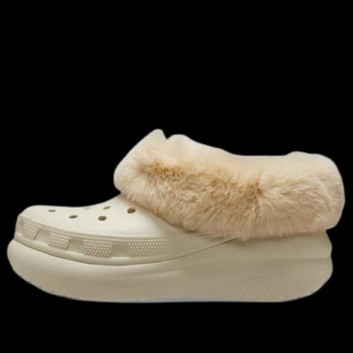 Crocs Furever Crush Shoe Clogs 'Bone'