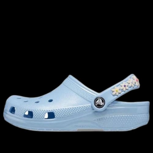 (GS) Crocs Daisy Chain Classic Clog 'Blue Calcite'