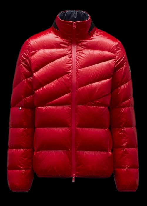 Moncler Hanin Short Down Jacket Red