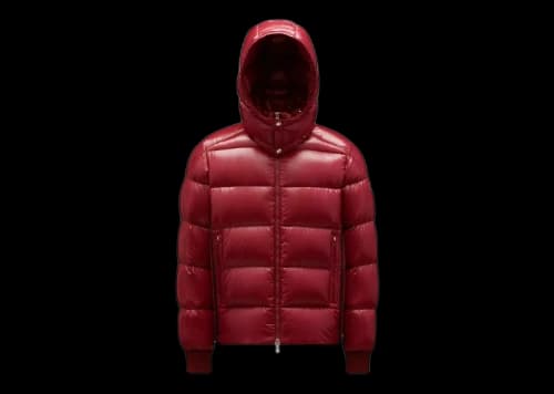 Moncler Lunetiere Short Down Jacket Burgundy