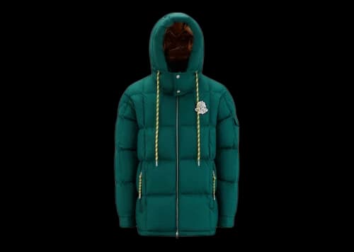 Moncler Mariveles Short Down Jacket Teal Green
