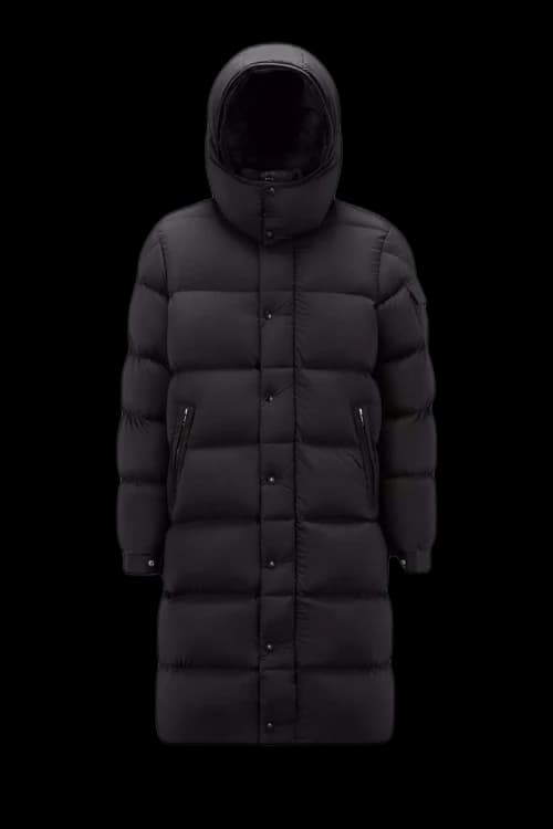 Moncler Hanoverian Long Down Jacket Black