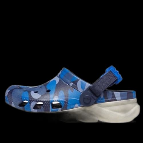 (GS) Crocs Duet Max 2 Camo Redux Clogs 'Navy Stucco'
