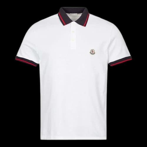 Moncler Logo Poloshirt White