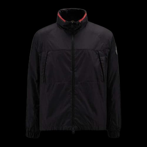 Moncler Sheppey Hooded Rain Jacket Black