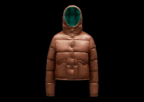 Moncler Women's Bardanette Short Down Jacket Walnut Brown