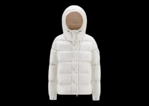 Moncler Women's Maya 70th Anniversary Special Edition Short Down Jacket White