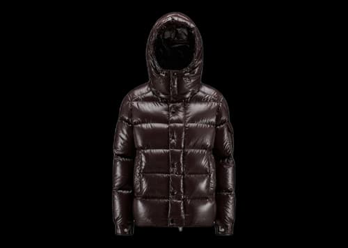 Moncler Women's Maya 70th Anniversary Special Edition Short Down Jacket Dark Brown