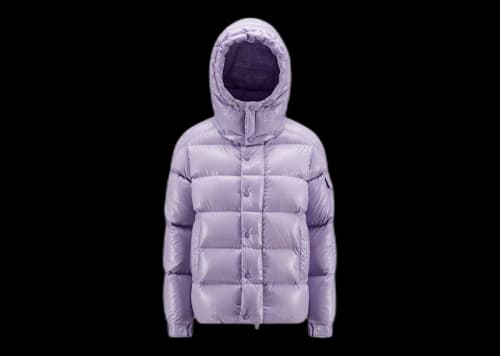 Moncler Women's Maya 70th Anniversary Special Edition Short Down Jacket Wild Lavender Purple