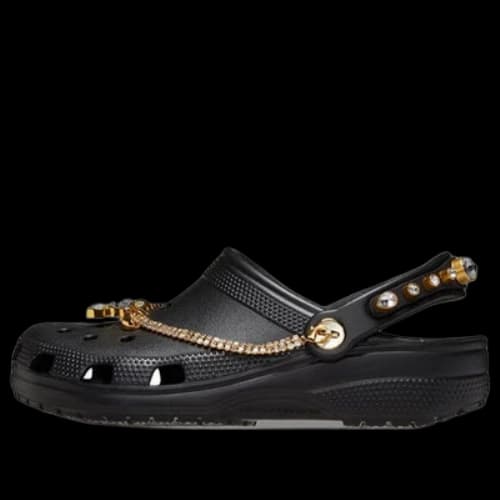 Crocs Classic Tiara Clogs 'Black Gold' (Women's)