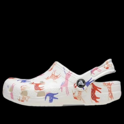 (GS) Crocs Classic Character Print Clog K 'White Red Blue'