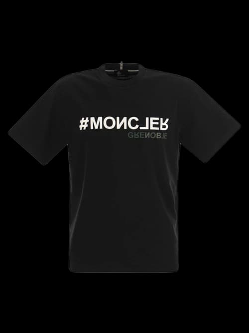 Moncler Grenoble Logo T-Shirt Black