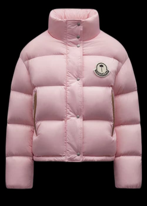 Moncler x Palm Angels Antora Short Down Jacket Light Pink