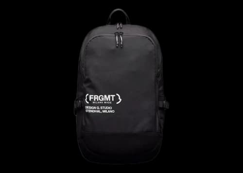 Moncler Hiroshi Fujiwara x Fragment Logo Backpack Black