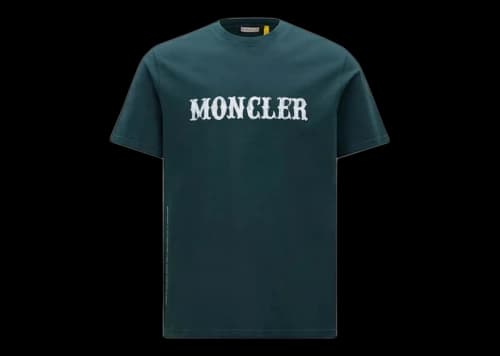Moncler Hiroshi Fujiwara x Fragment Logo T-Shirt Dark Green