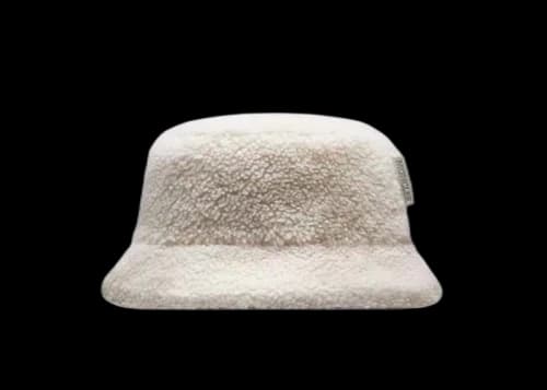 Moncler x Roc Nation by Jay-Z Shearling Bucket Hat Off White