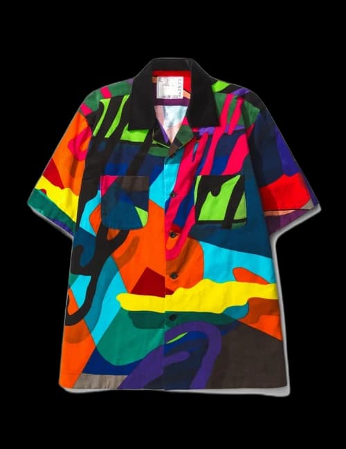 KAWS x Sacai Button Shirt Multi