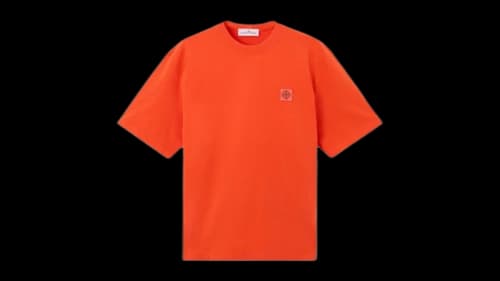 Stone Island Combed Organic Cotton Jersey 2100025 T-shirt Scarlet