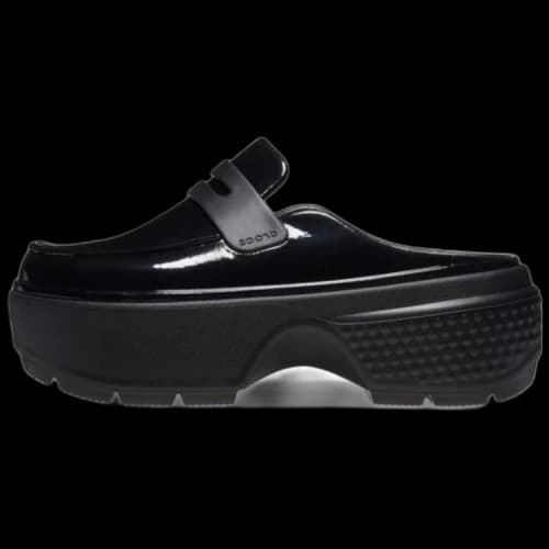 Crocs Stomp High Shine Loafer 'Black'